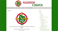 Desktop Screenshot of kosmonchurch.org